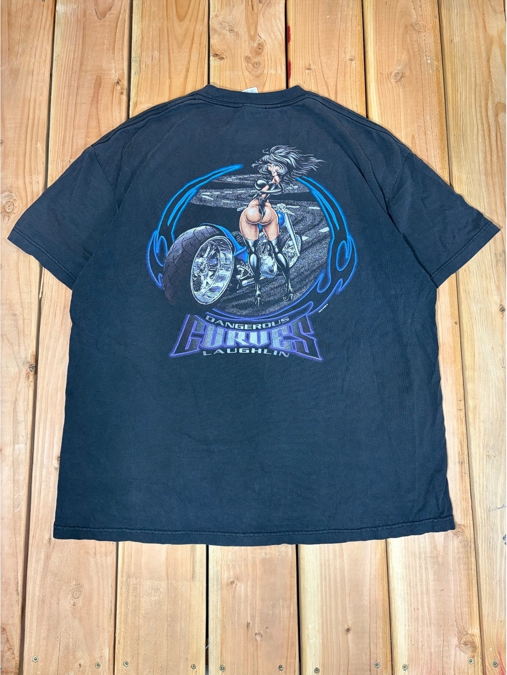 American Apparel Colorado Belle Laughlin Black t shirt